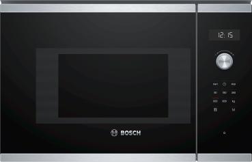 Bosch BFL524MS0 - Serie 6, Einbau-Mikrowelle, Edelstahl, 60 x 38 cm